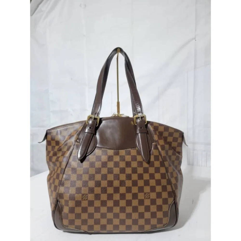 Authentic Louis Vuitton Damier Ebene Verona GM Bag Brown